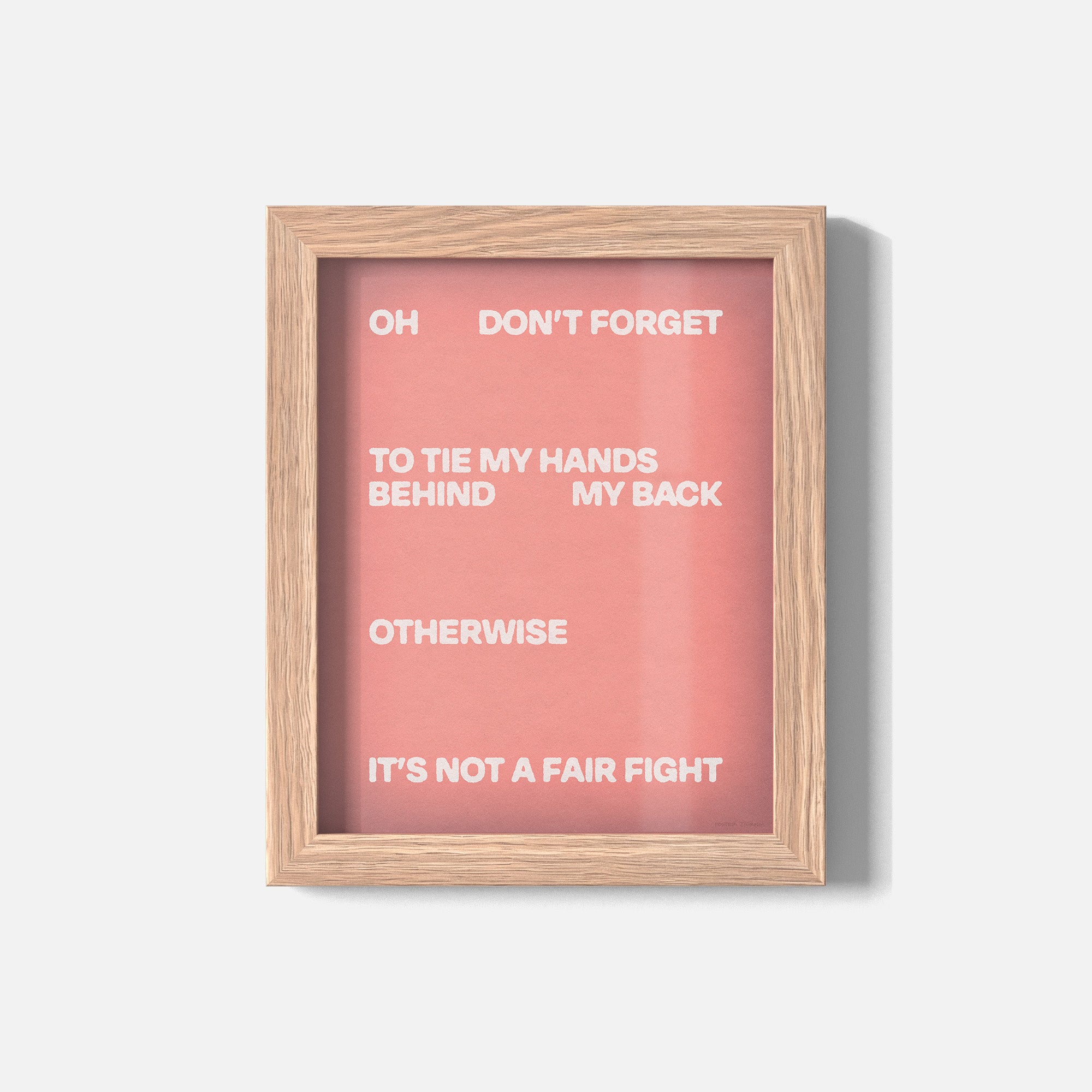FIGHT PRINT