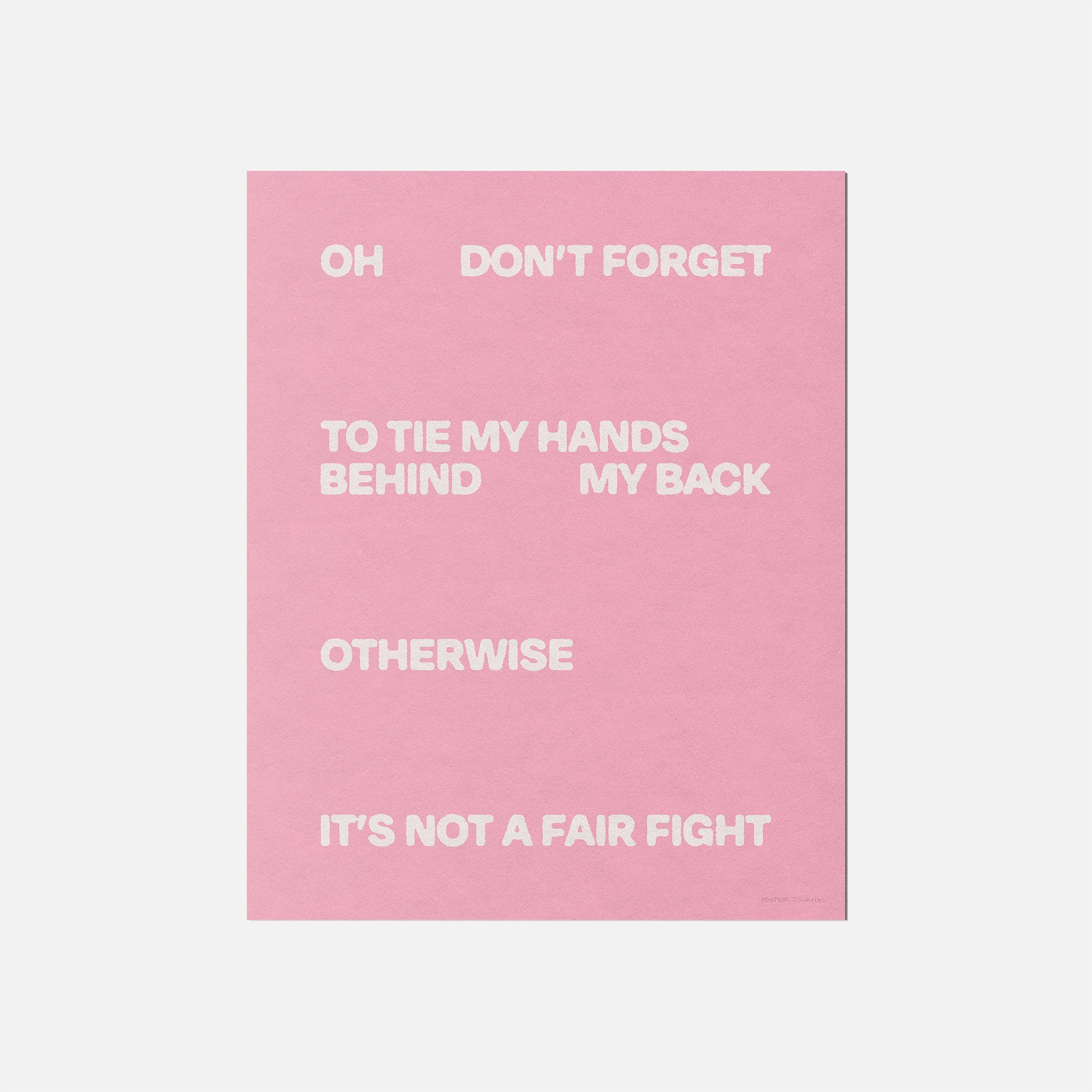 FIGHT PRINT