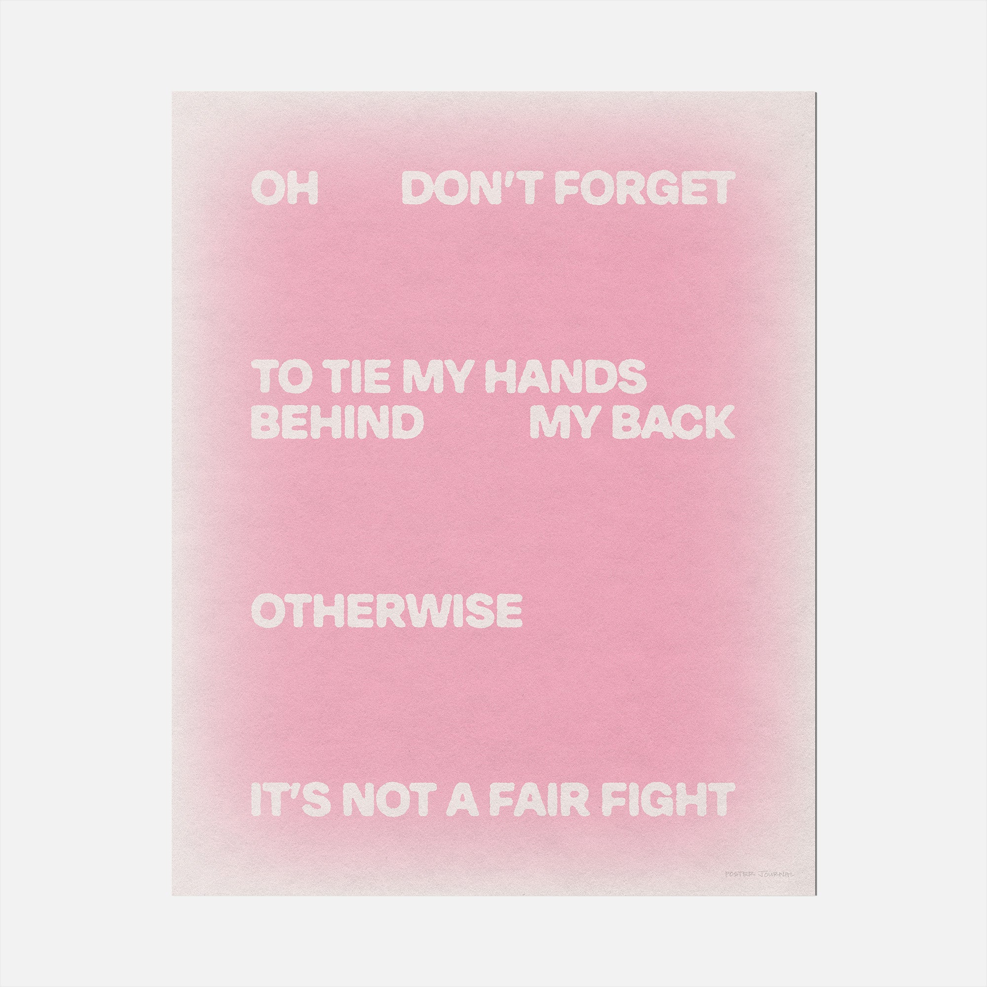 FIGHT PRINT