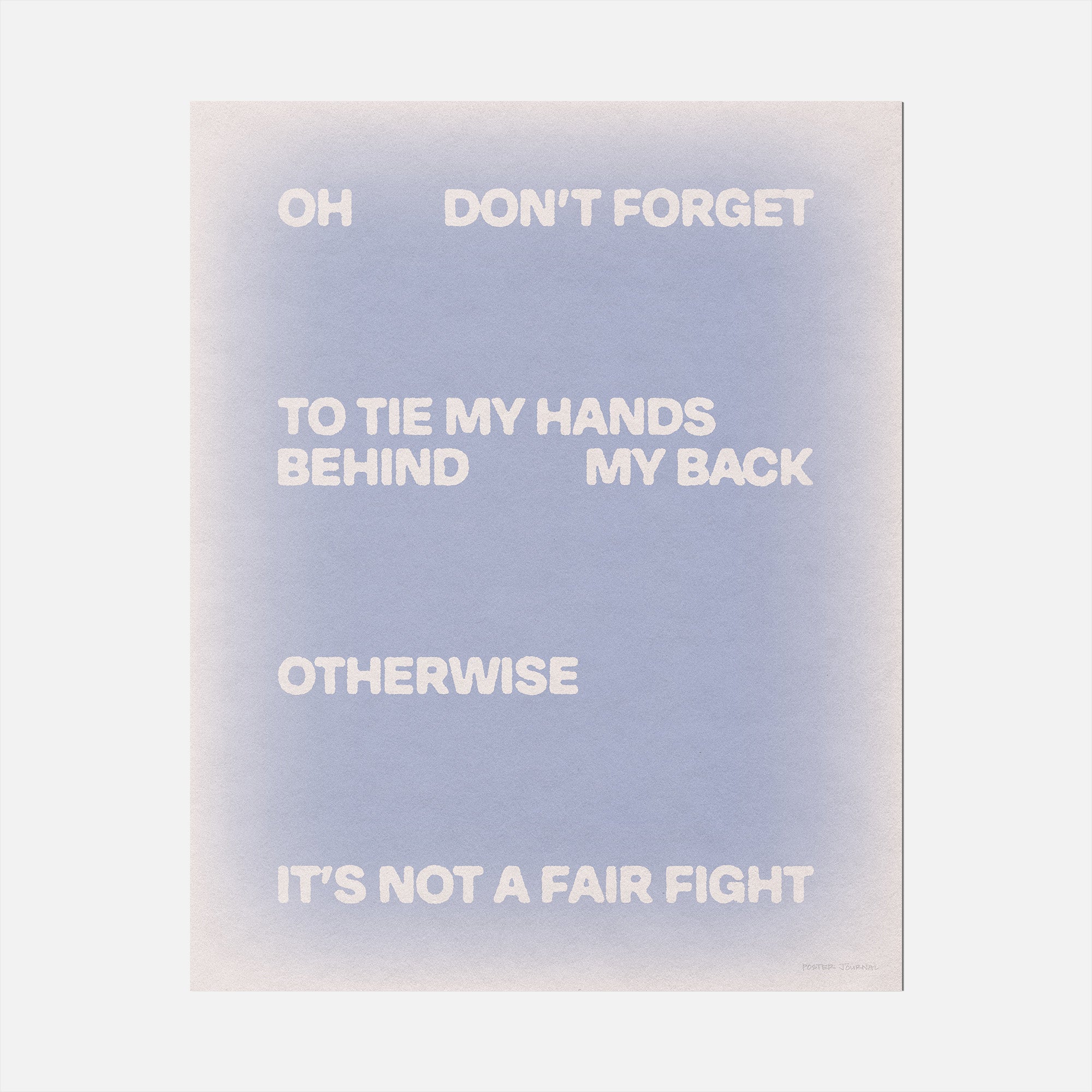 FIGHT PRINT