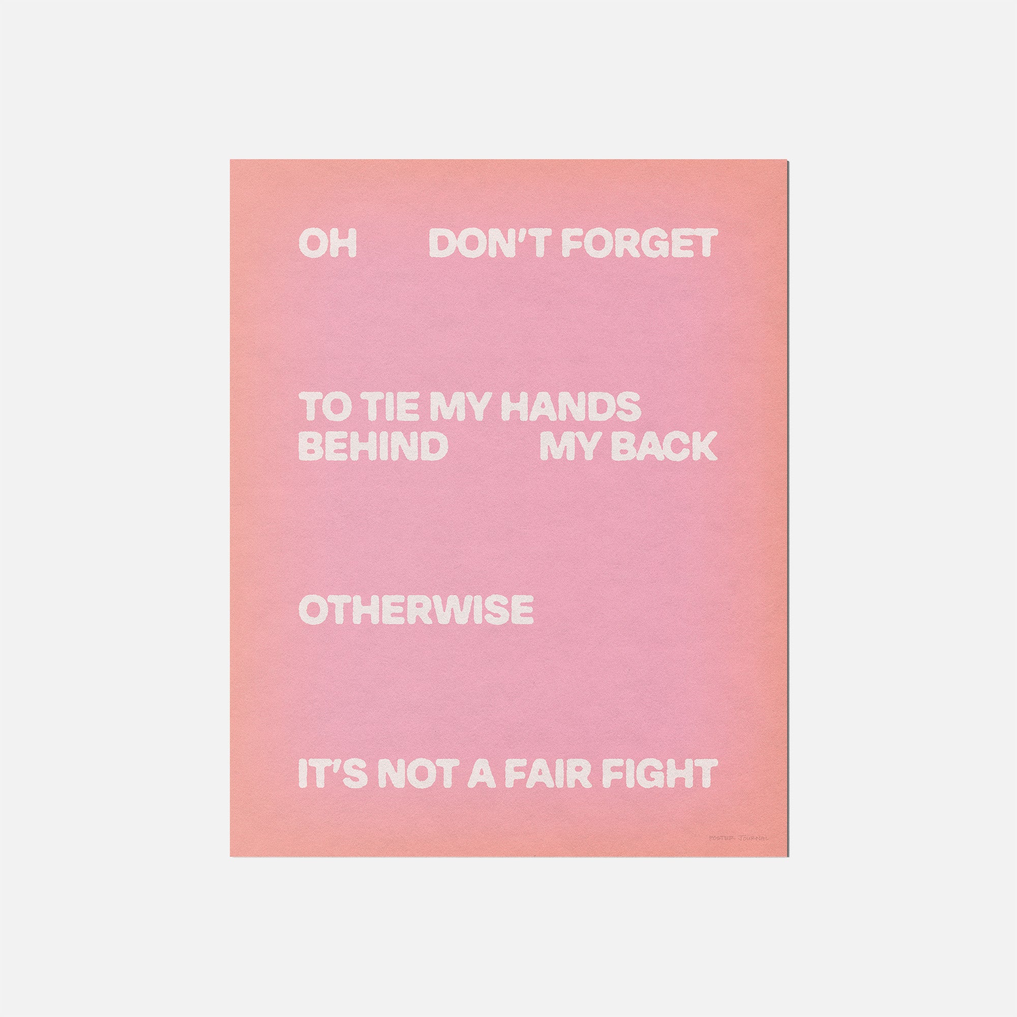 FIGHT PRINT