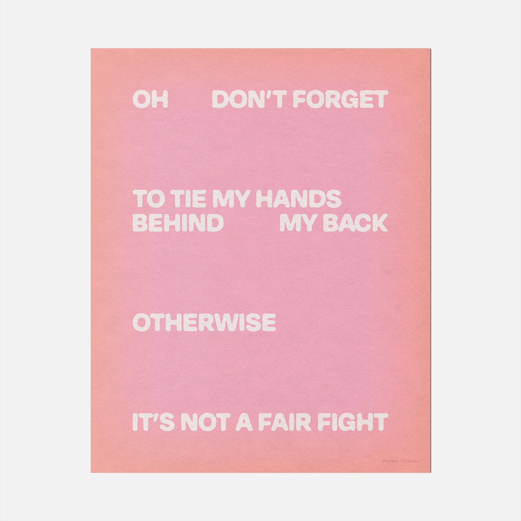 FIGHT PRINT