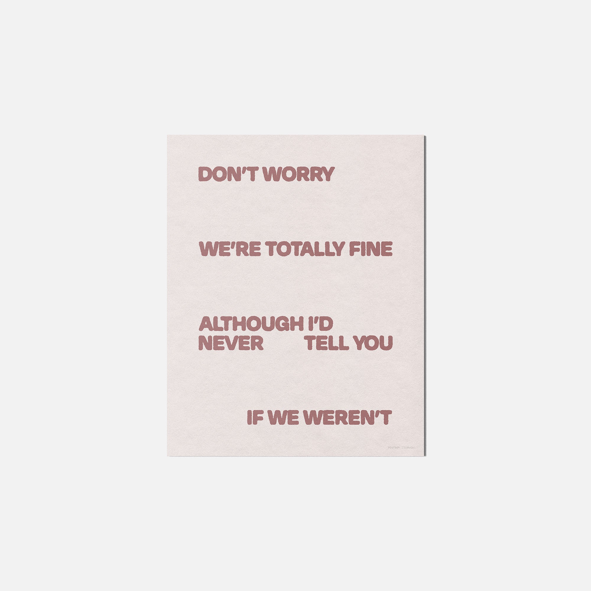 FINE PRINT
