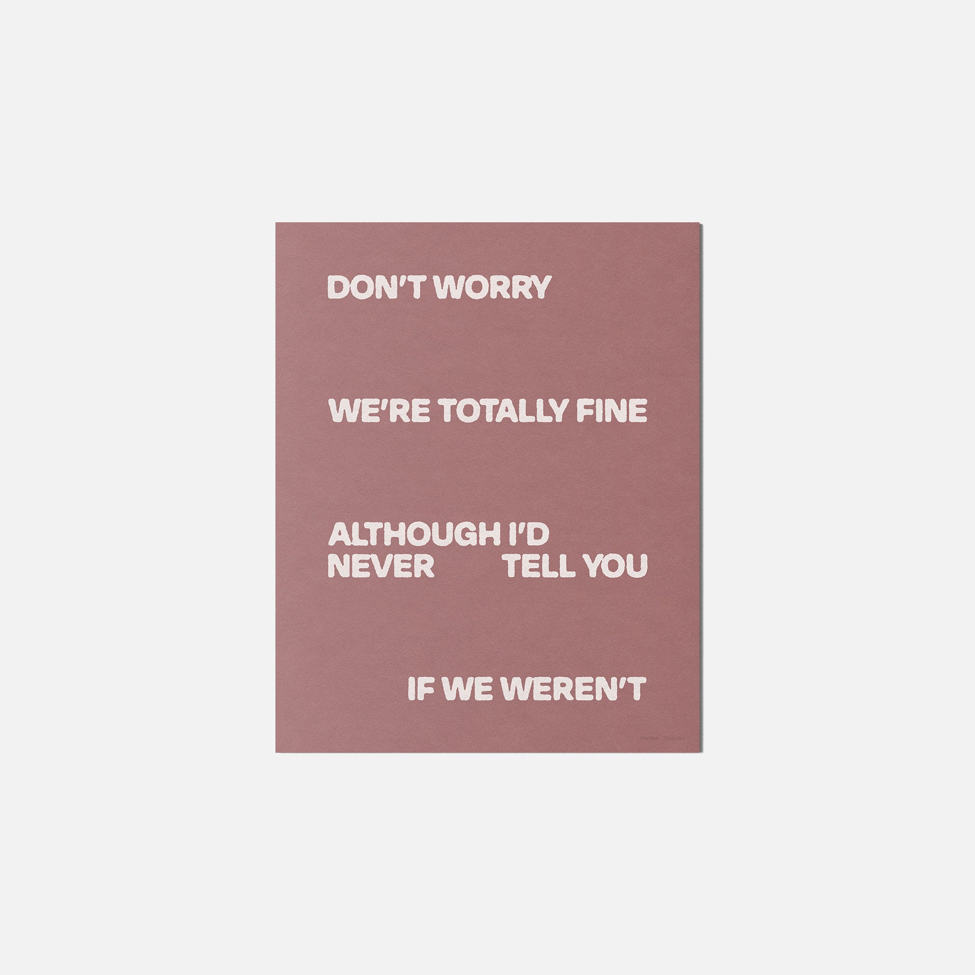 FINE PRINT