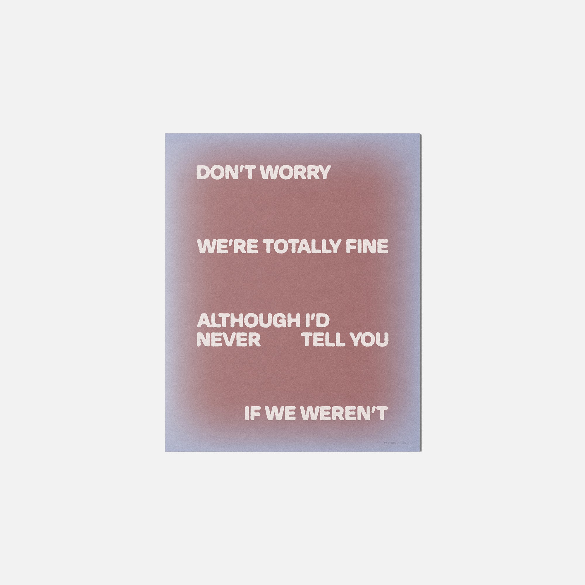 FINE PRINT