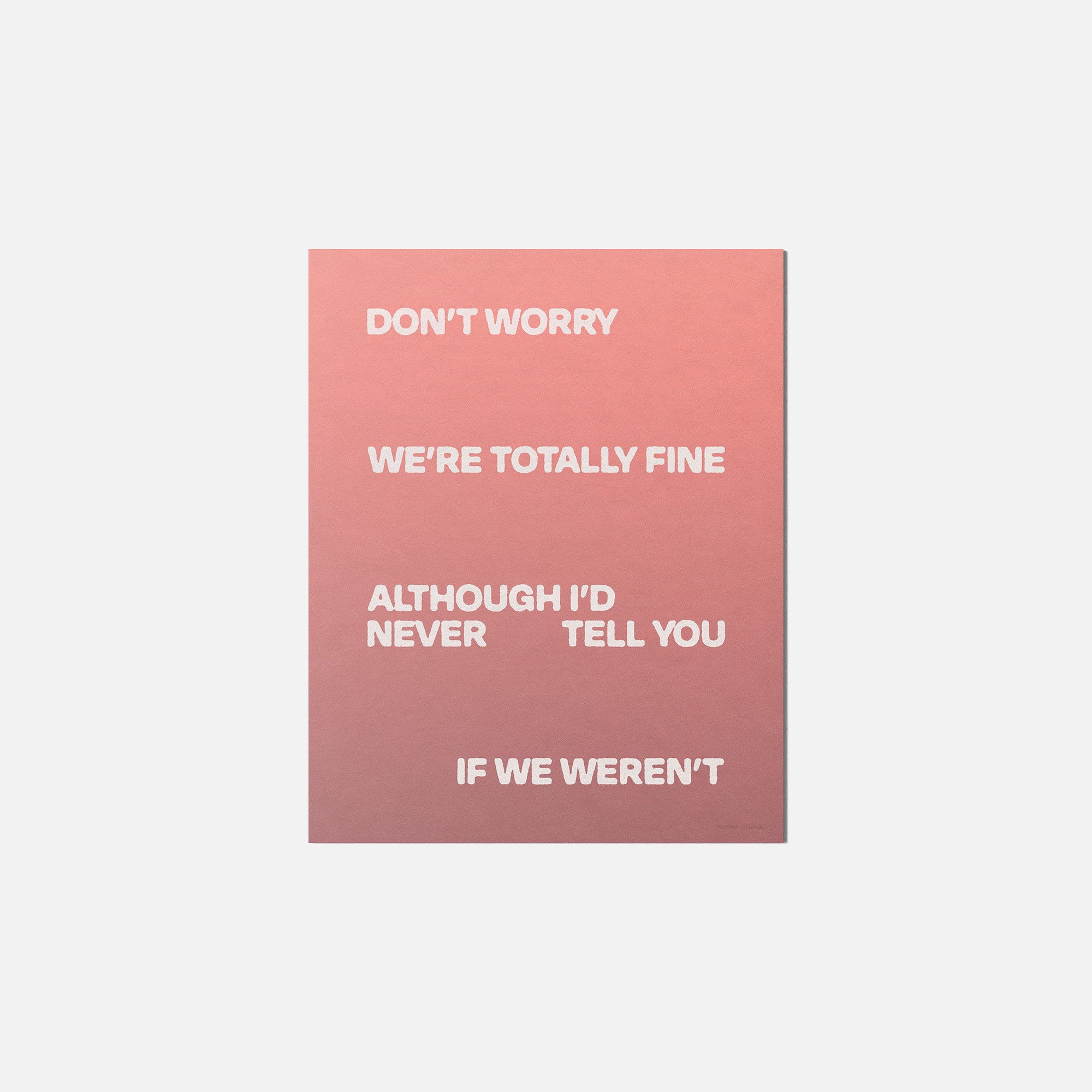 FINE PRINT