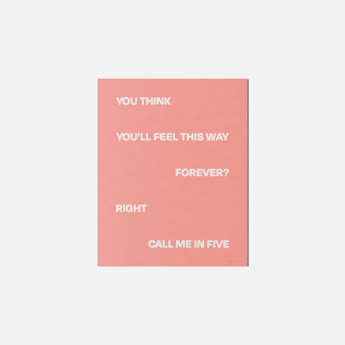 FIVE PRINT