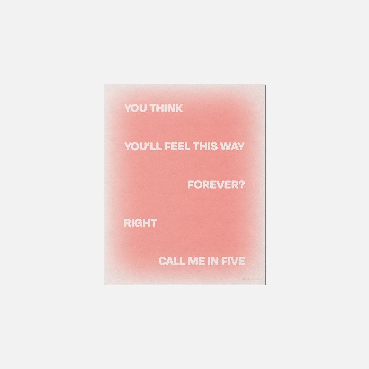 FIVE PRINT