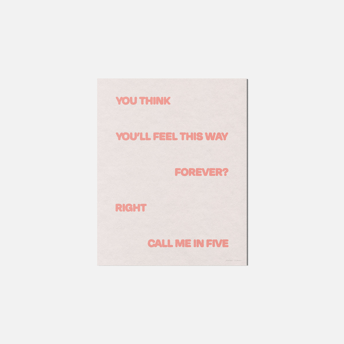 FIVE PRINT