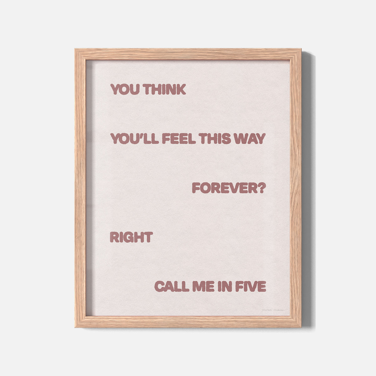 FIVE PRINT