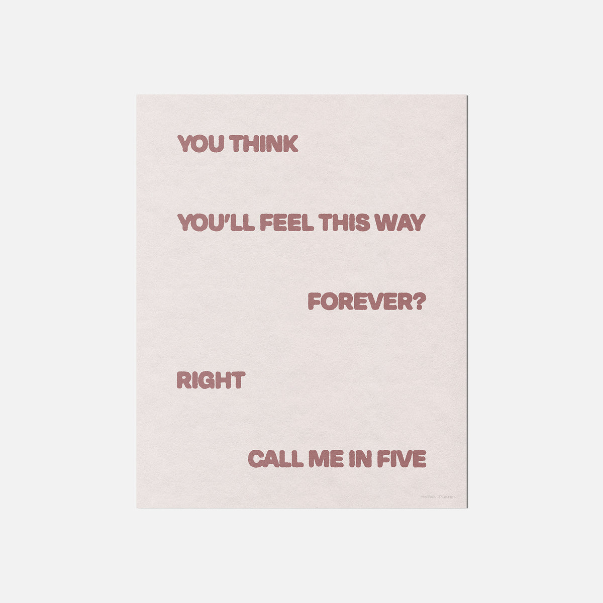 FIVE PRINT