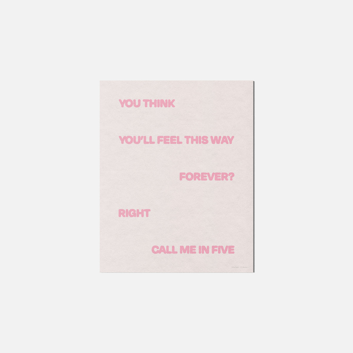 FIVE PRINT