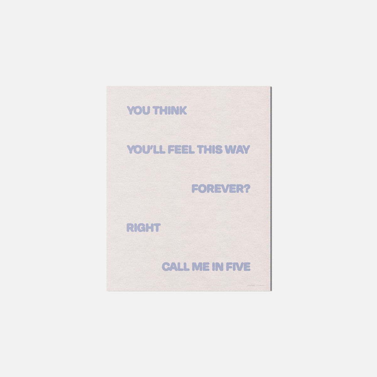 FIVE PRINT