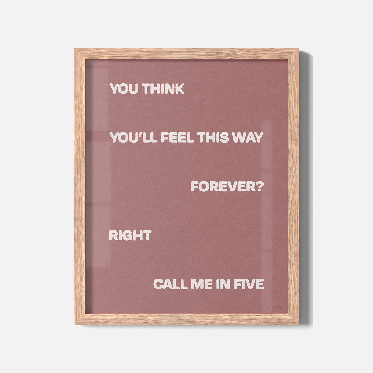 FIVE PRINT