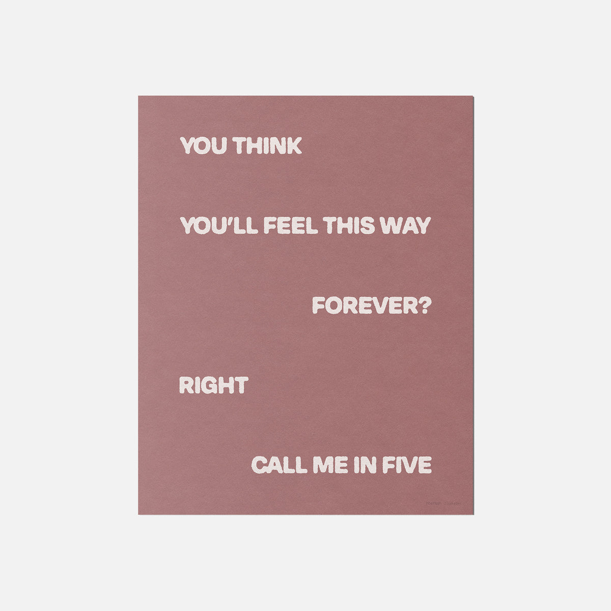 FIVE PRINT