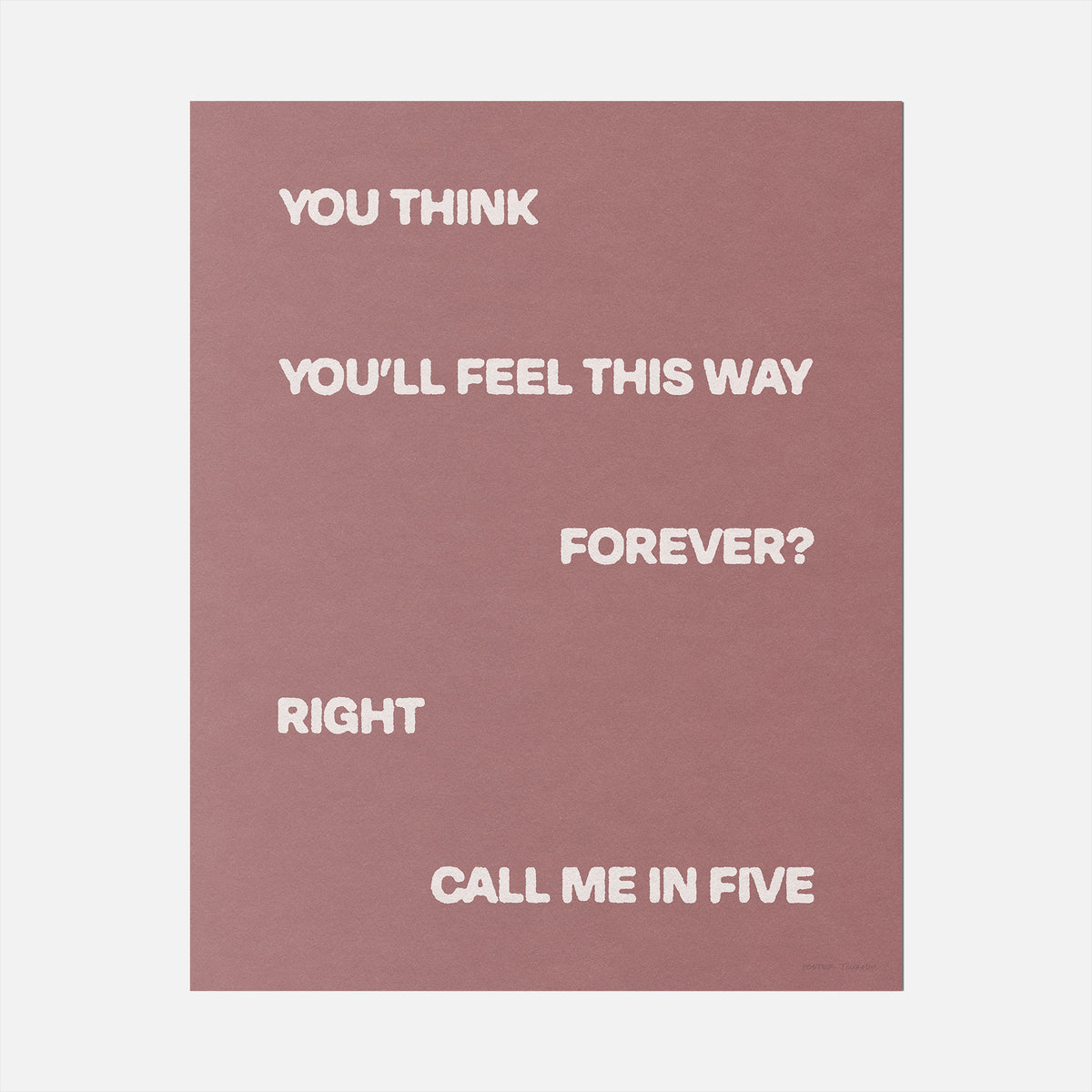 FIVE PRINT