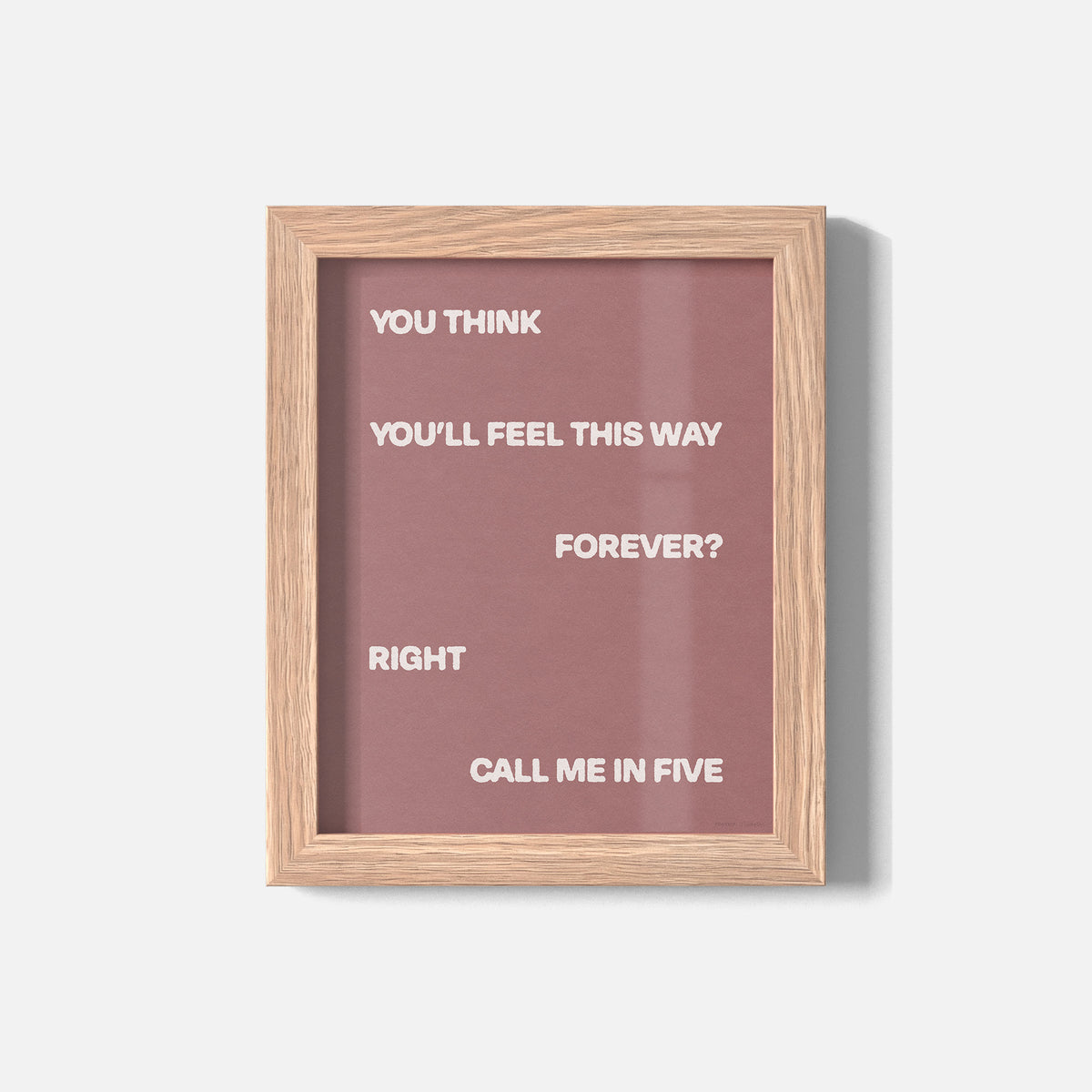 FIVE PRINT