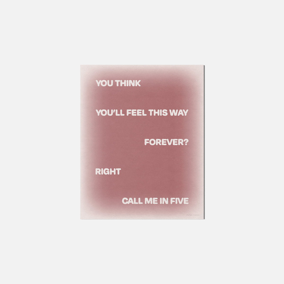 FIVE PRINT