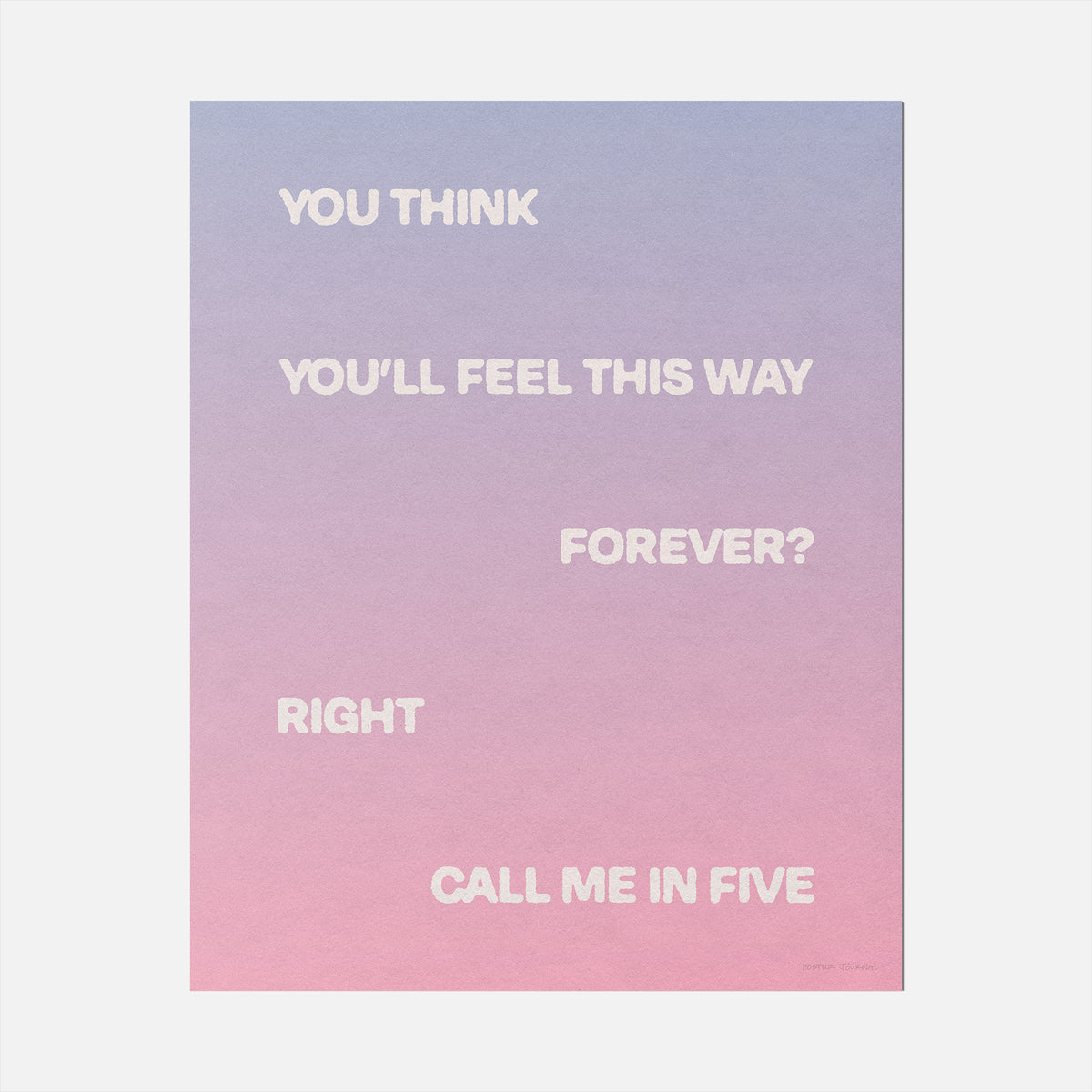 FIVE PRINT