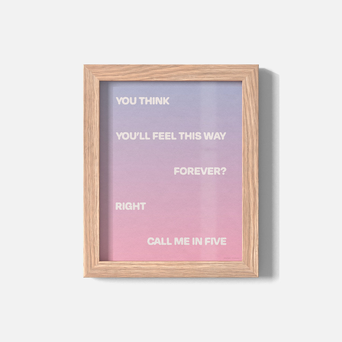 FIVE PRINT