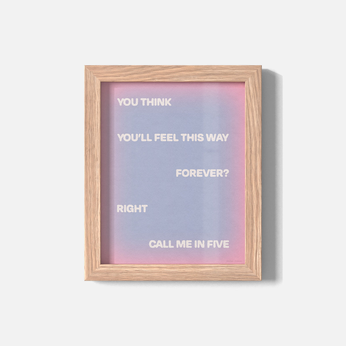 FIVE PRINT