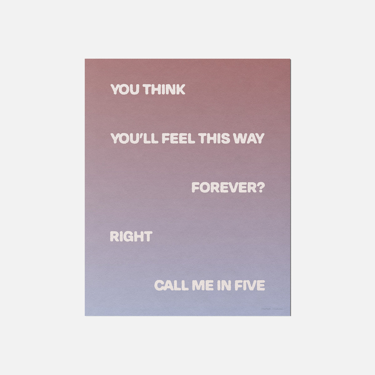 FIVE PRINT