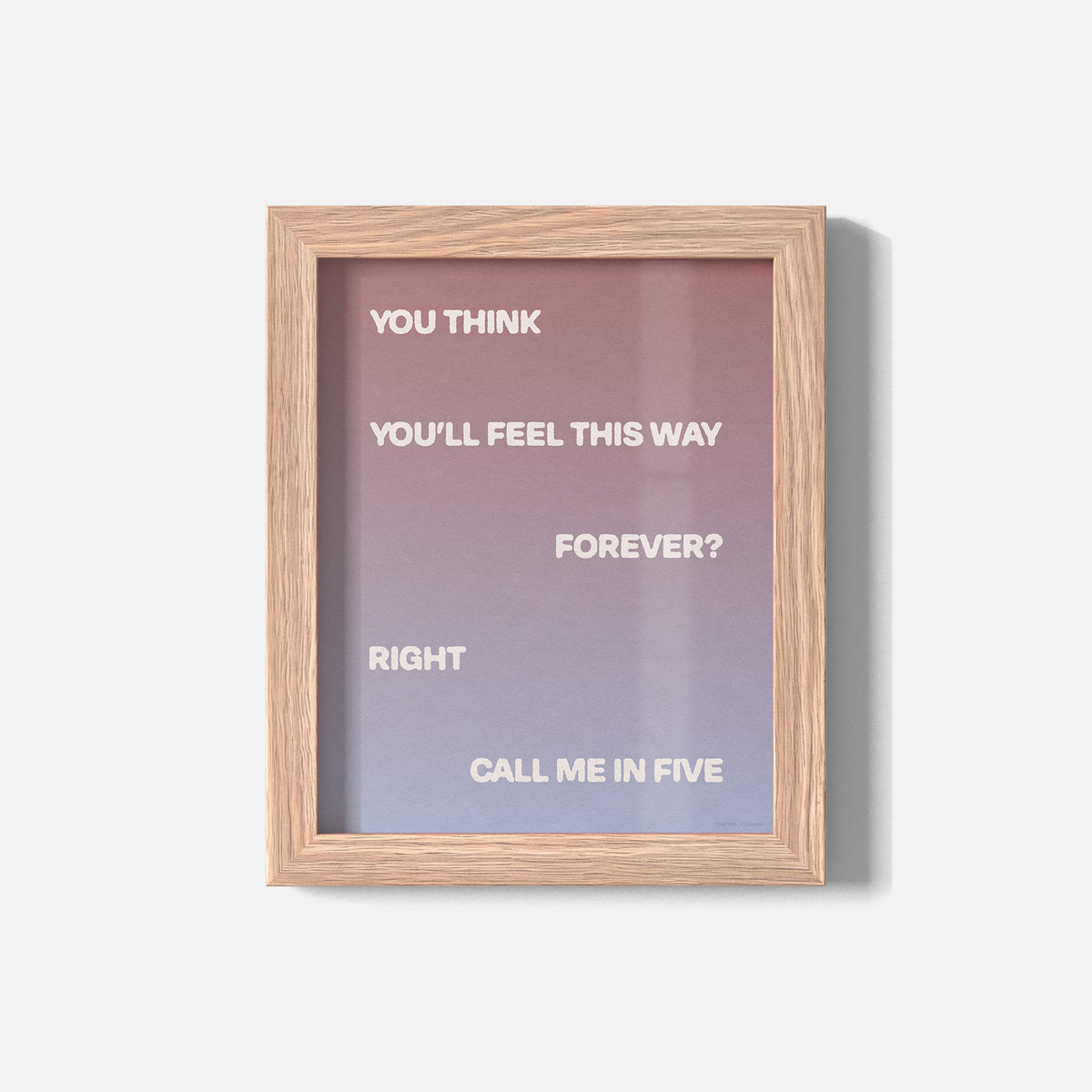 FIVE PRINT
