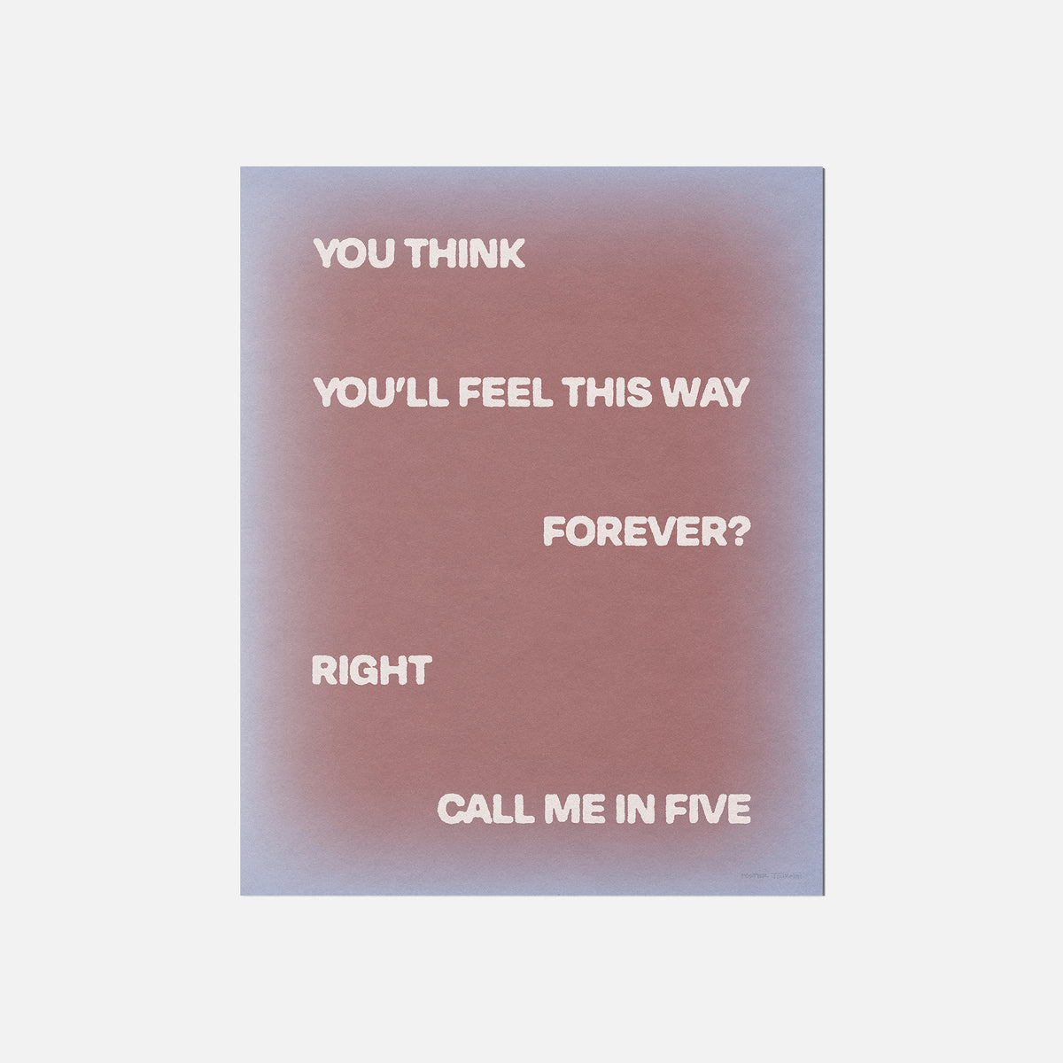 FIVE PRINT