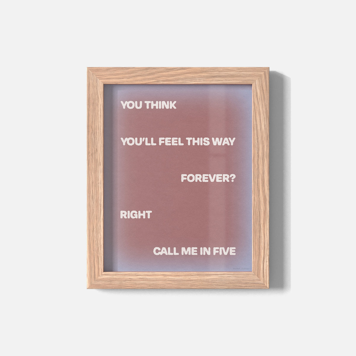 FIVE PRINT
