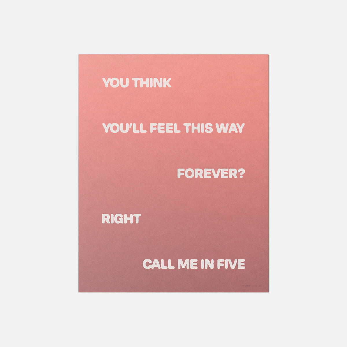 FIVE PRINT