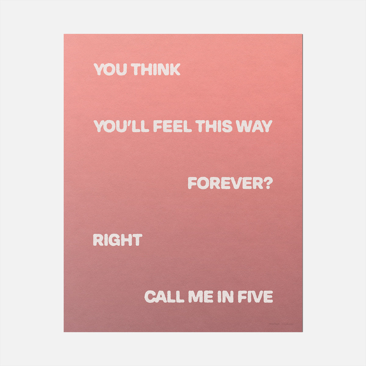 FIVE PRINT