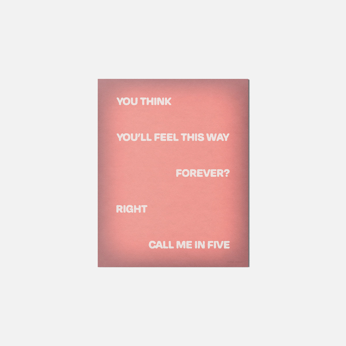 FIVE PRINT
