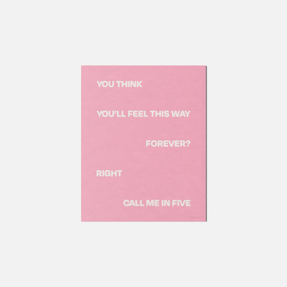 FIVE PRINT
