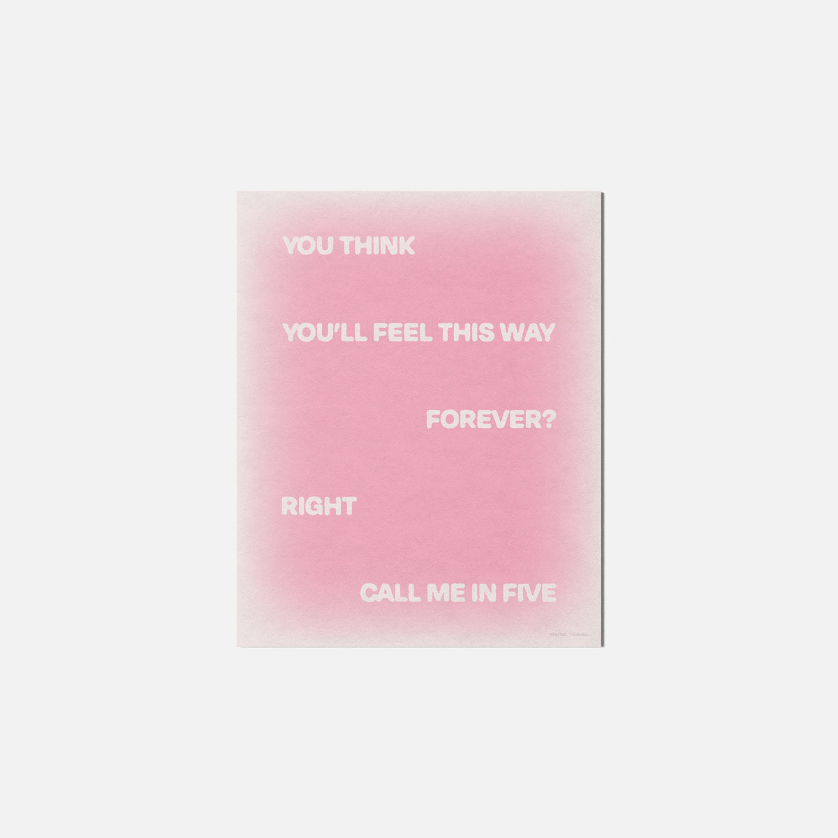 FIVE PRINT