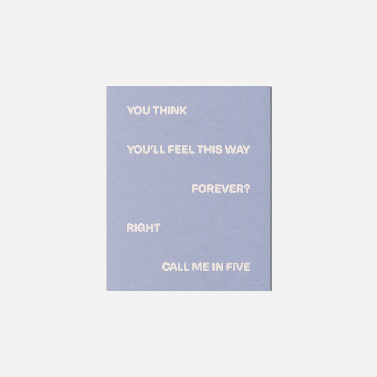 FIVE PRINT