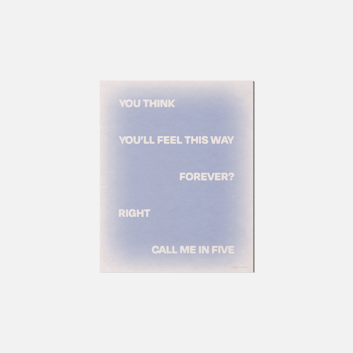 FIVE PRINT