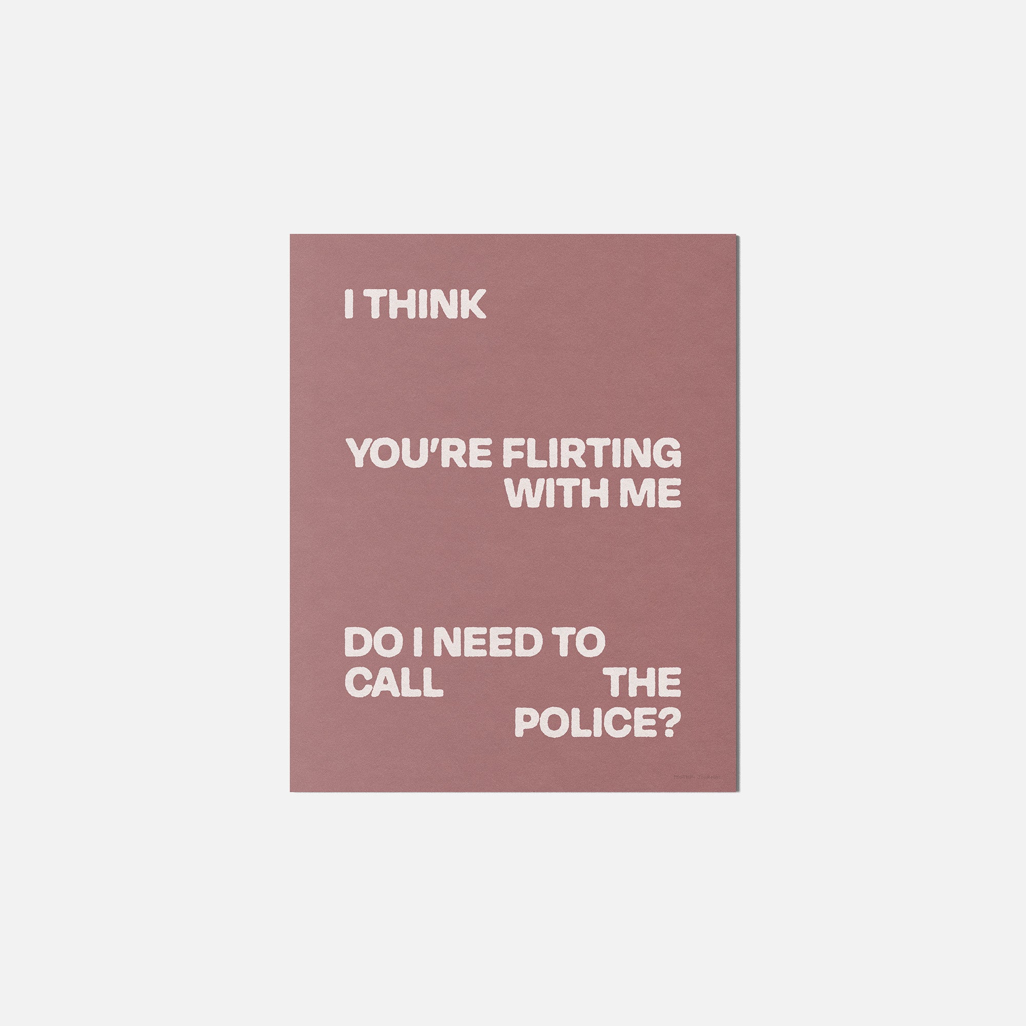 FLIRTING PRINT