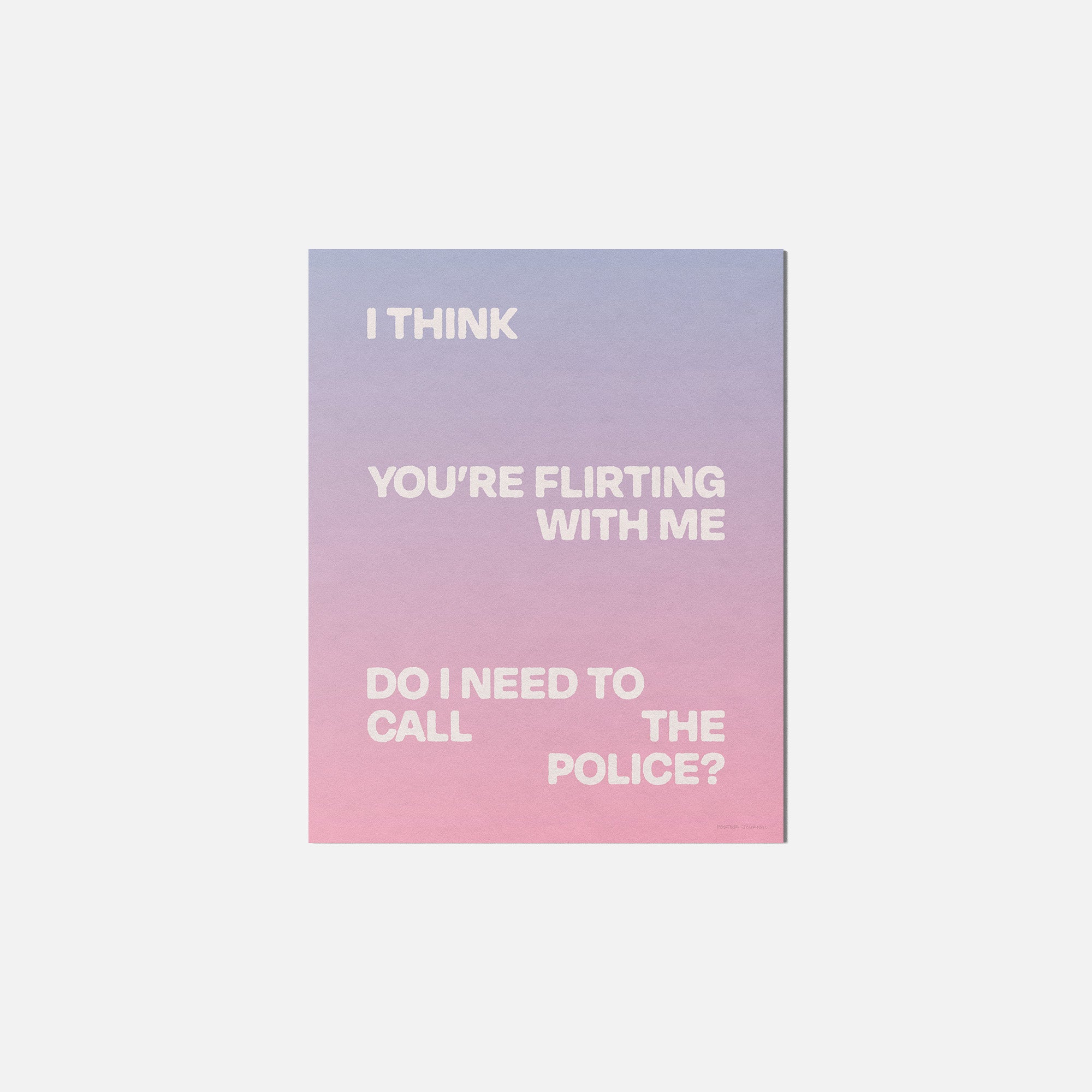 FLIRTING PRINT