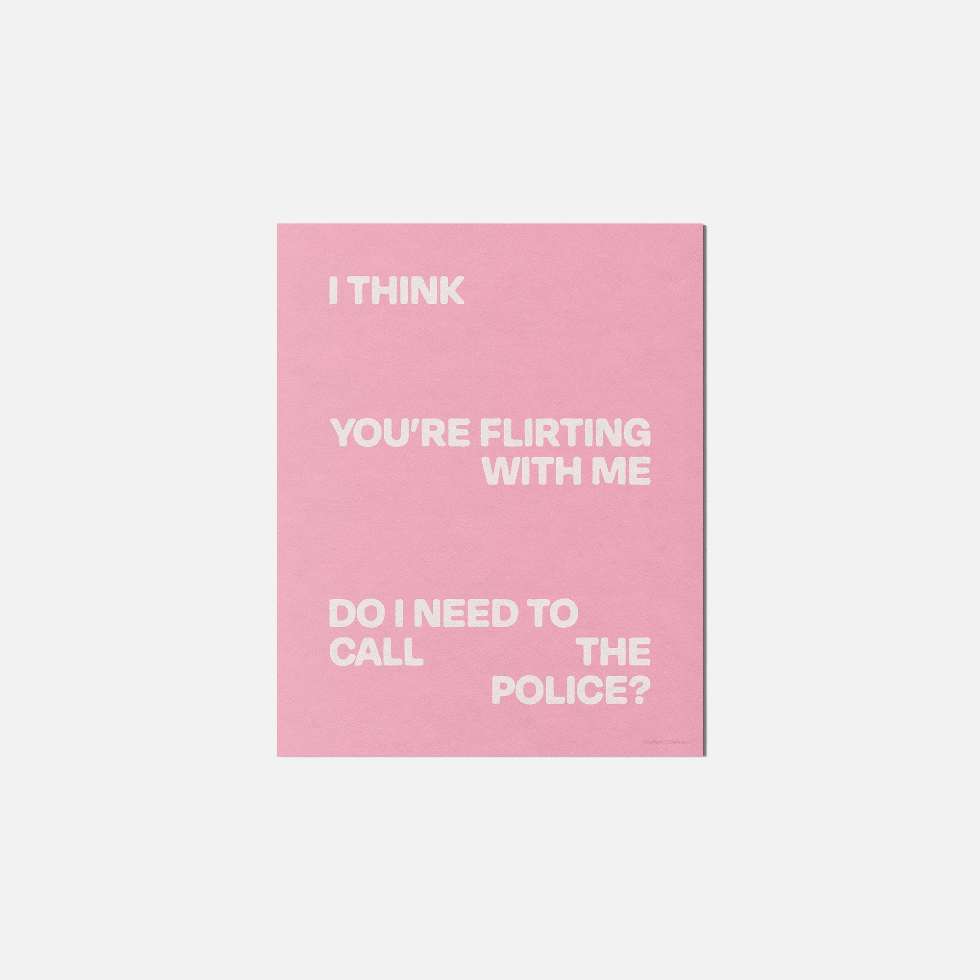 FLIRTING PRINT