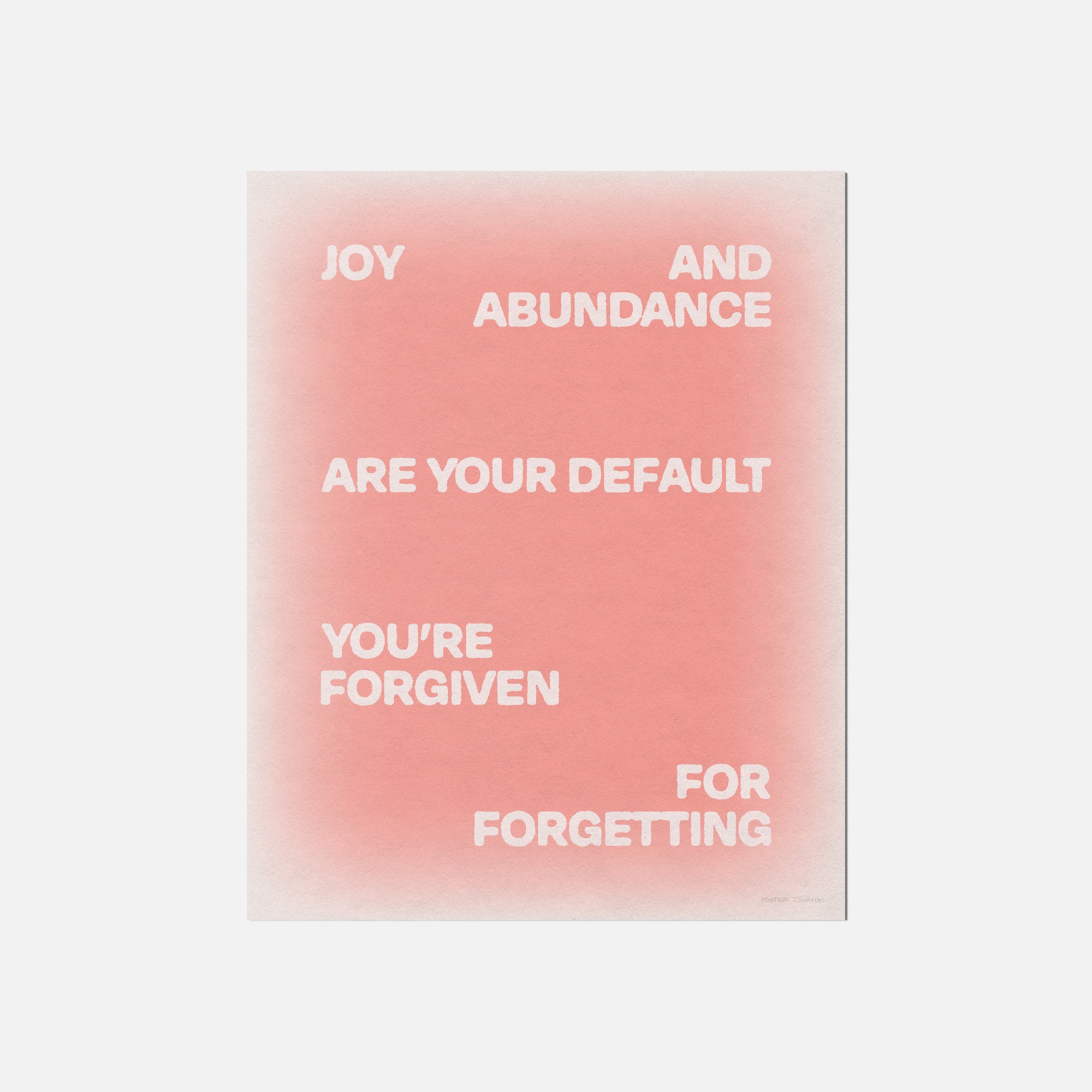 FORGIVEN PRINT