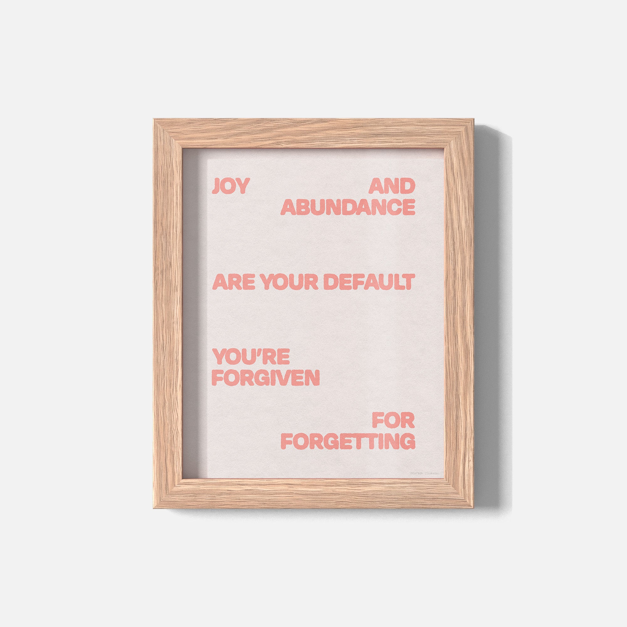 FORGIVEN PRINT