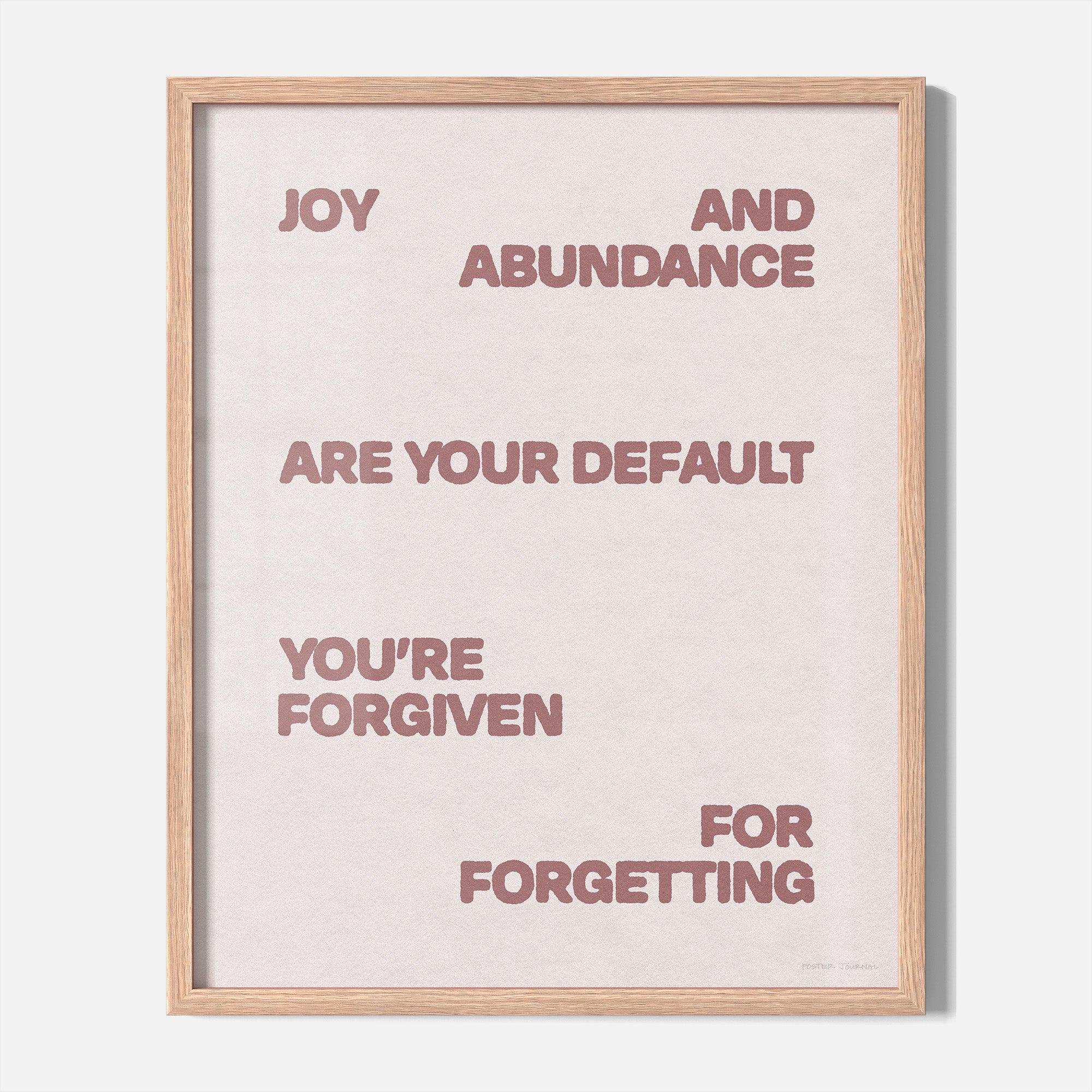 FORGIVEN PRINT