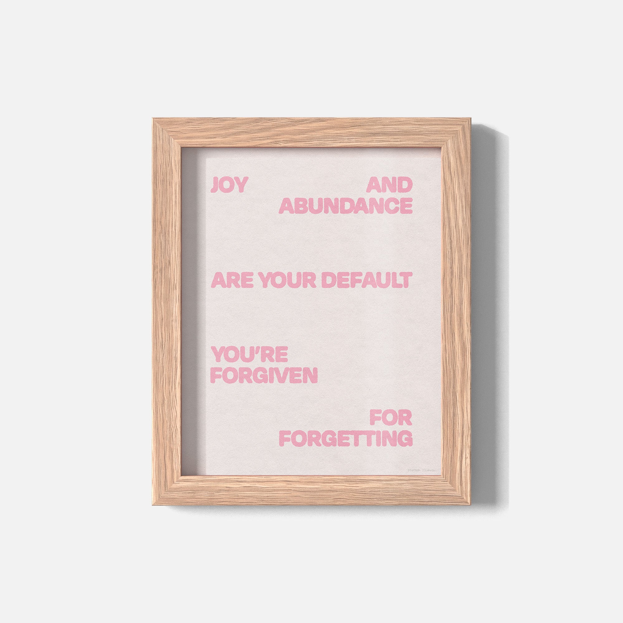 FORGIVEN PRINT