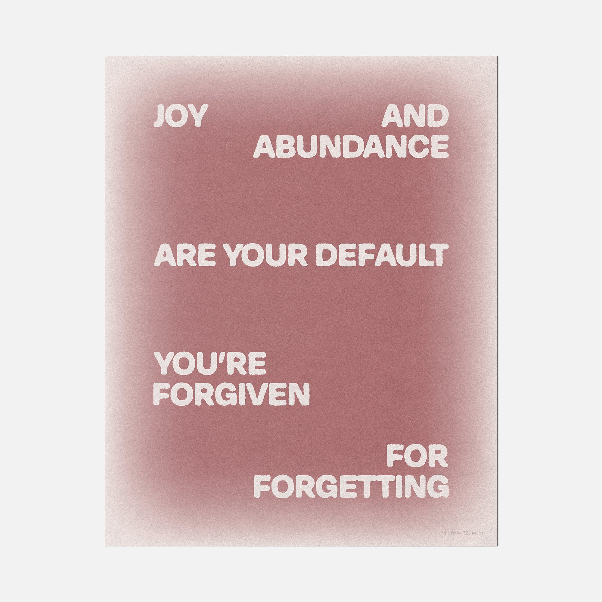 FORGIVEN PRINT