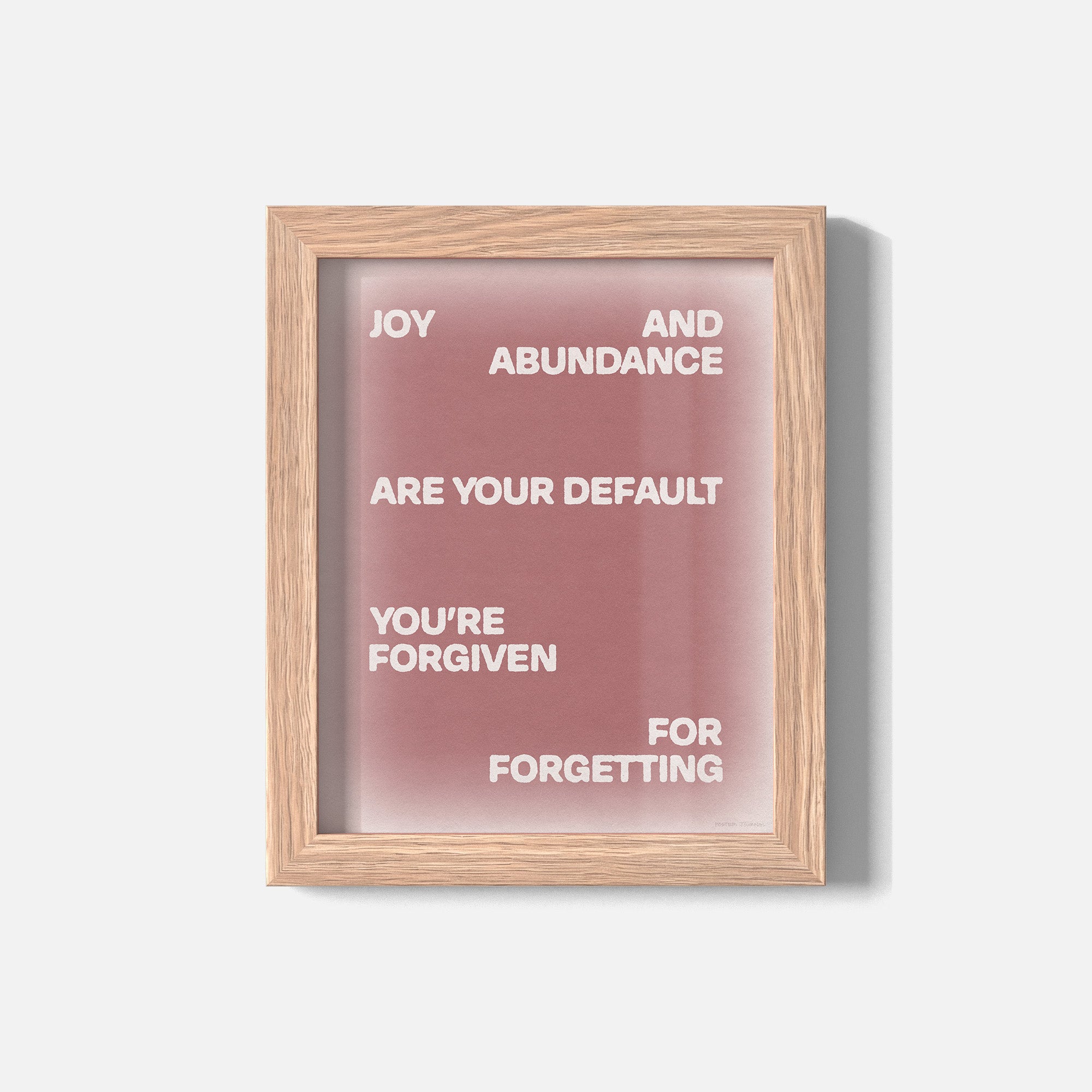 FORGIVEN PRINT