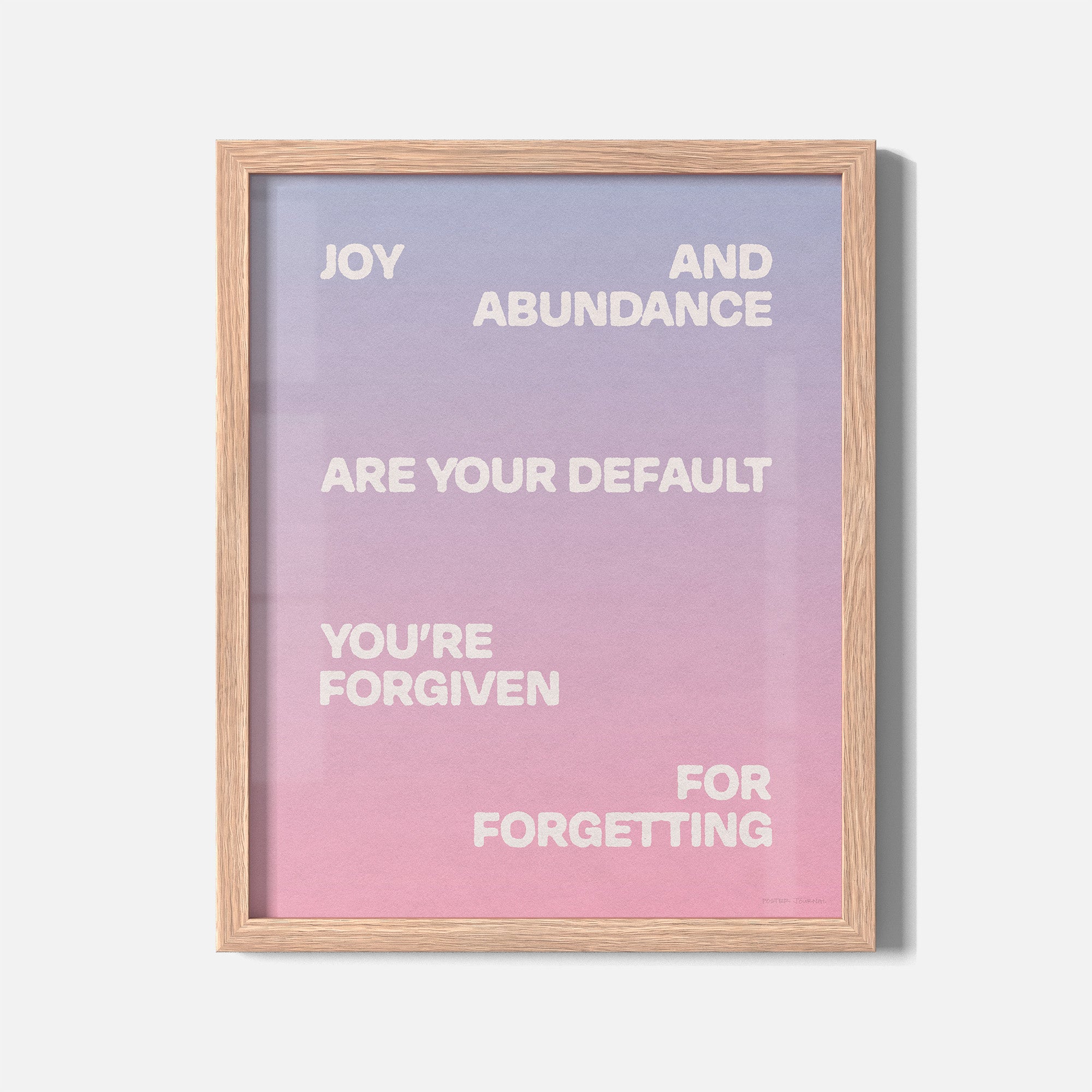 FORGIVEN PRINT