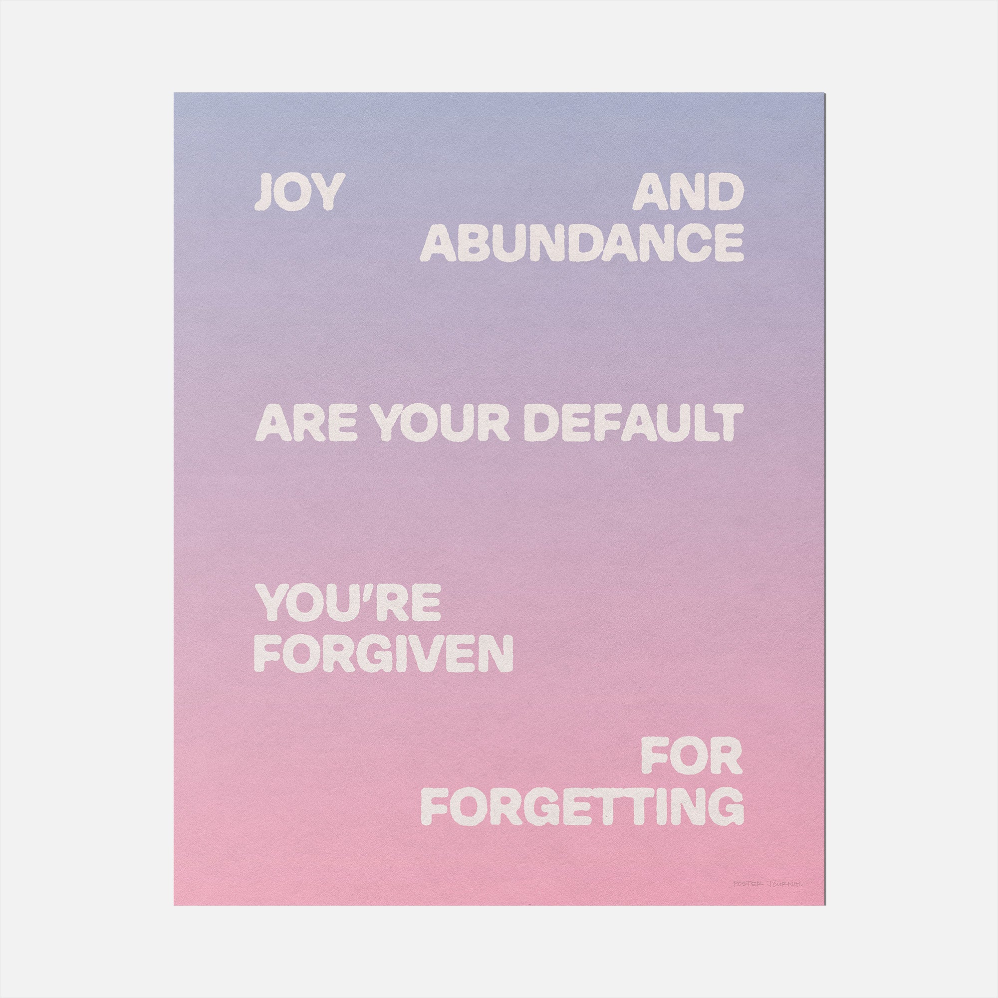 FORGIVEN PRINT