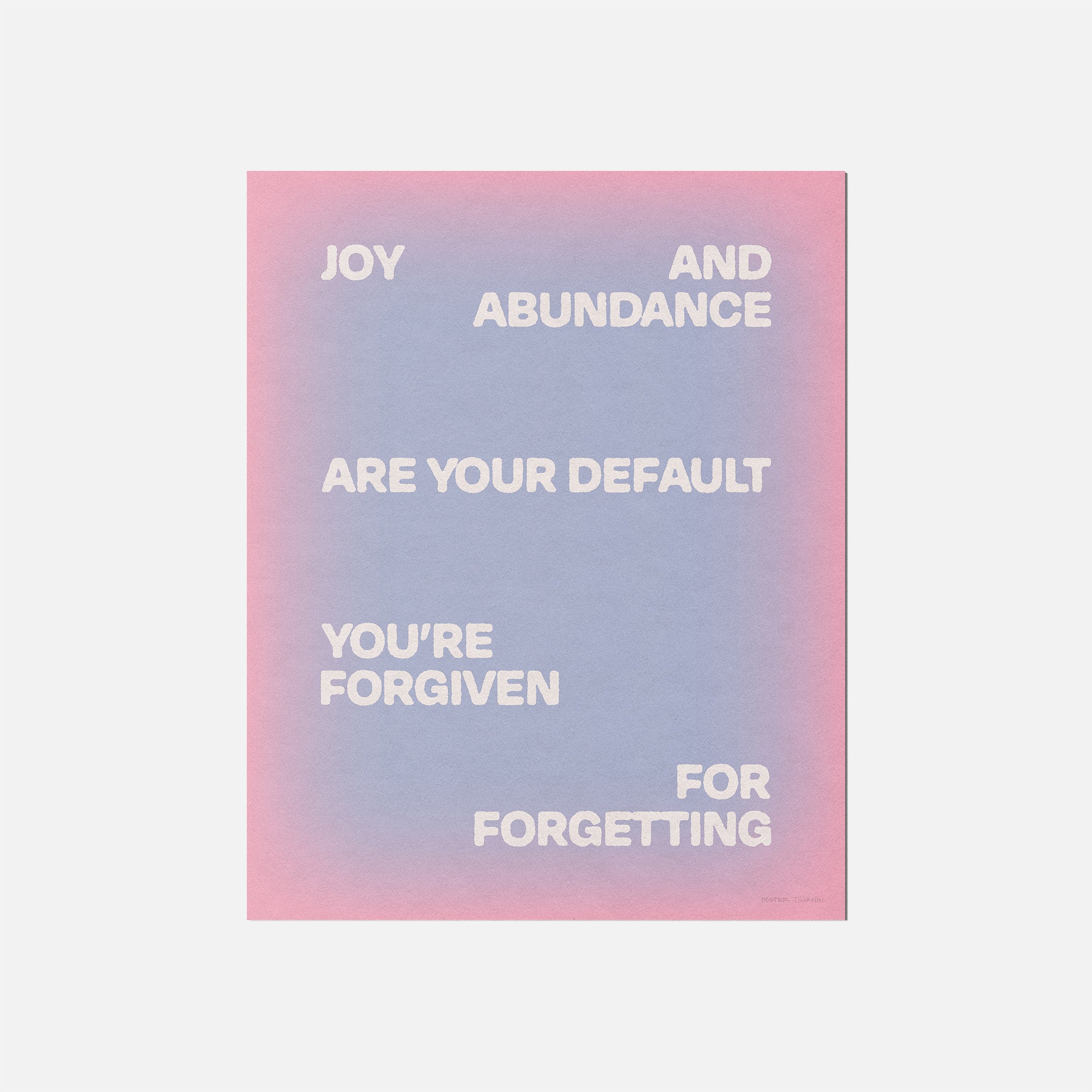 FORGIVEN PRINT