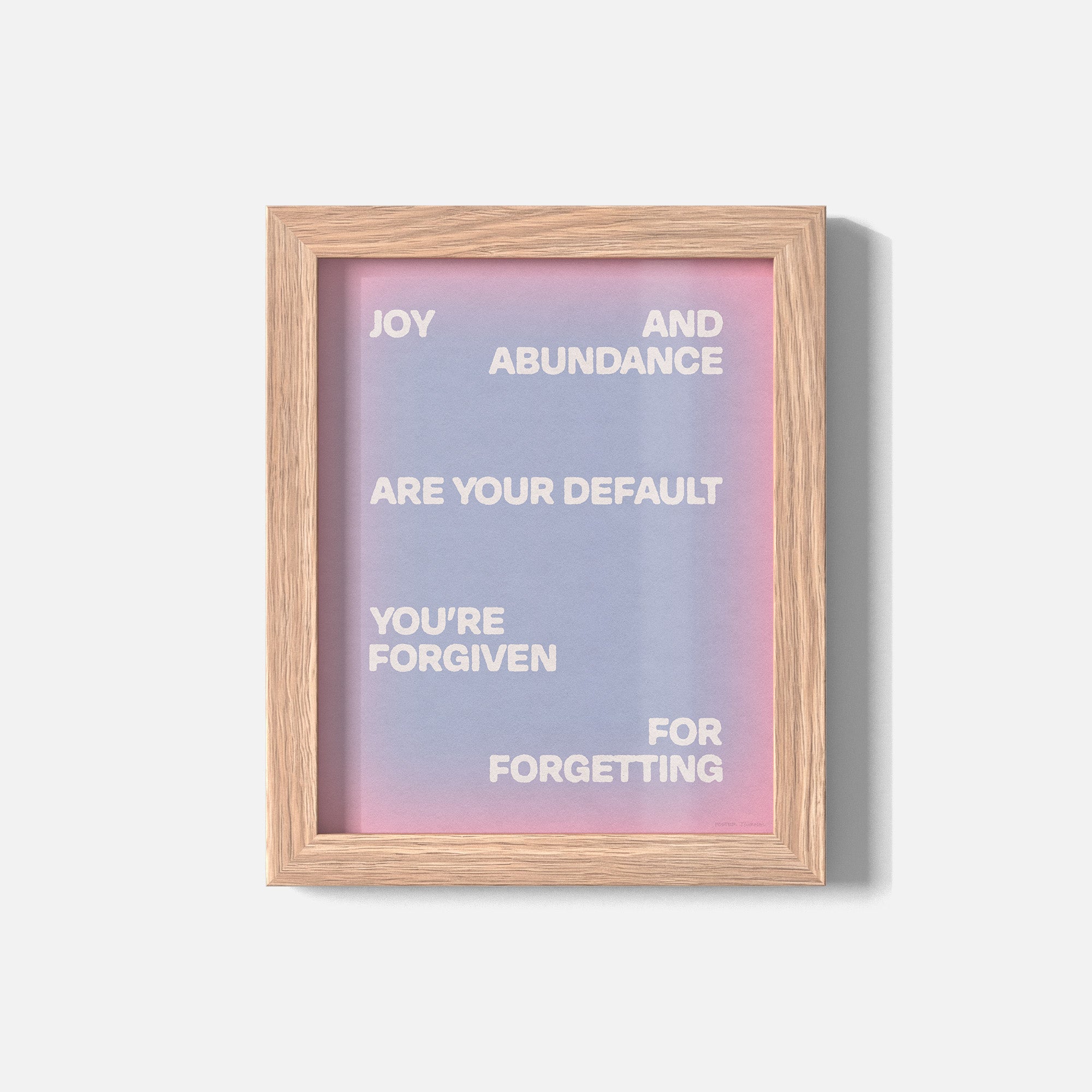 FORGIVEN PRINT