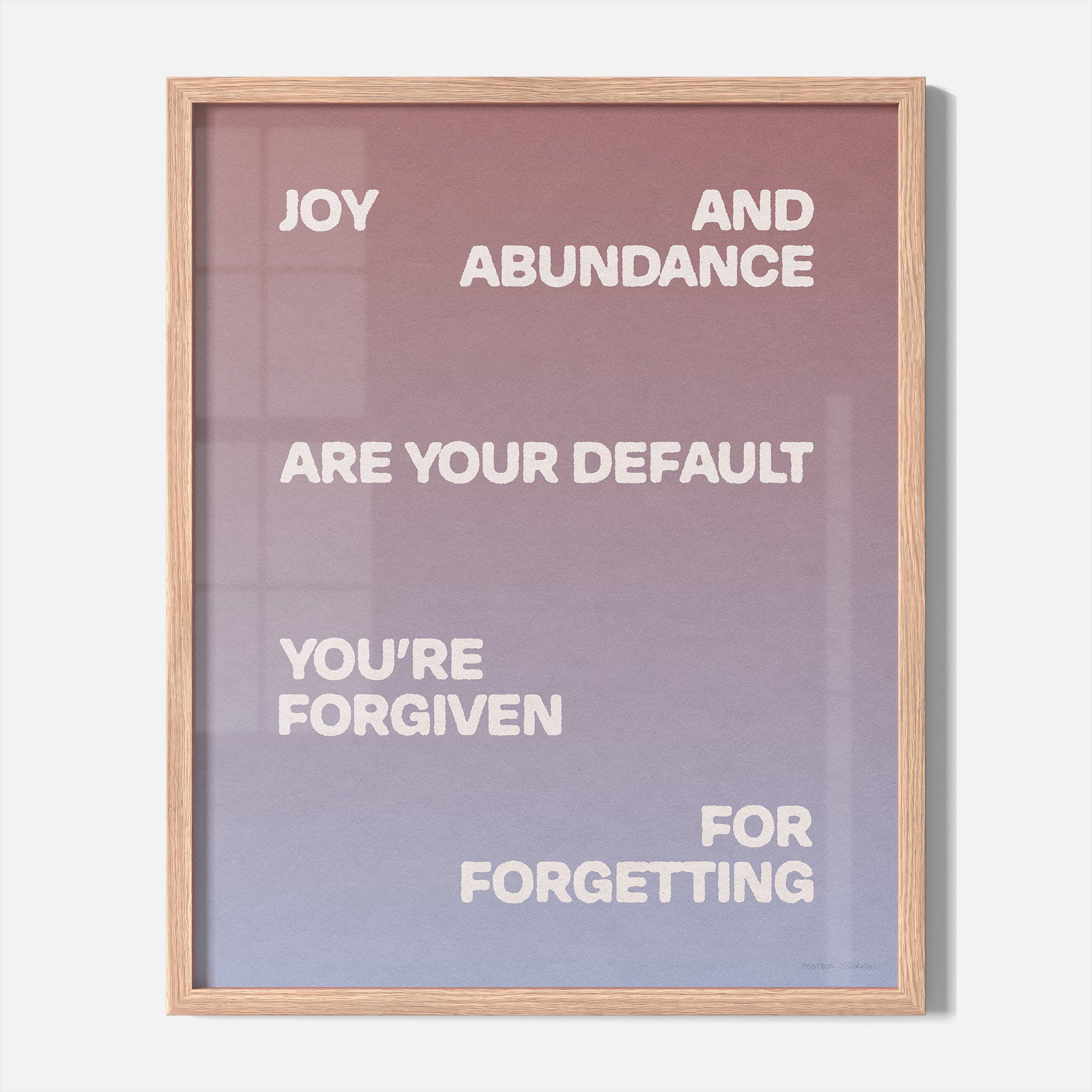 FORGIVEN PRINT